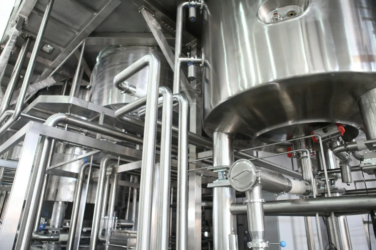 Stainless steel process plant